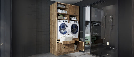 Çamaşır ve Kurutma Makinesi Dolabı
