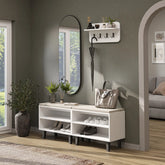Nord Vestiyer Takımı Askılıklı, Modüler, Bench, Oval Aynalı Portmanto Takımı