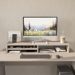 Kumtaşı Mode Çalışma Masası Raflı Monitör Standı 100 cm