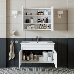 Lavabolu Banyo Dolabı 2li Set - Atria