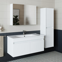 Lavabolu Banyo Dolabı 3lü Set - Atria