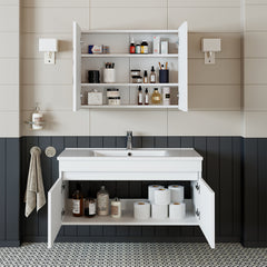 Lavabolu Banyo Dolabı 2li Set - Atria