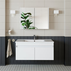 Lavabolu Banyo Dolabı 2li Set - Atria