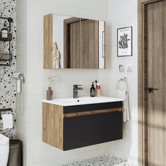 Lavabolu Banyo Dolabı 2li Set - Atria
