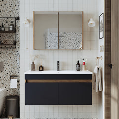 Lavabolu Banyo Dolabı 2li Set - Atria