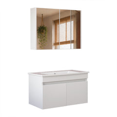 Lavabolu Banyo Dolabı 2li Set - Atria