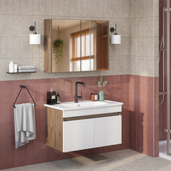 Lavabolu Banyo Dolabı 2li Set - Atria
