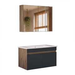 Lavabolu Banyo Dolabı 2li Set - Atria