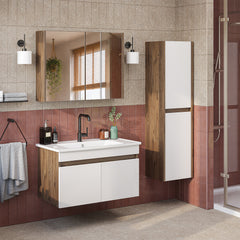 Lavabolu Banyo Dolabı 3lü Set - Atria