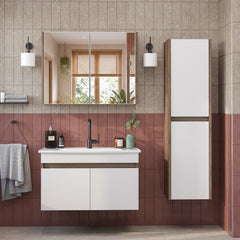 Lavabolu Banyo Dolabı 3lü Set - Atria
