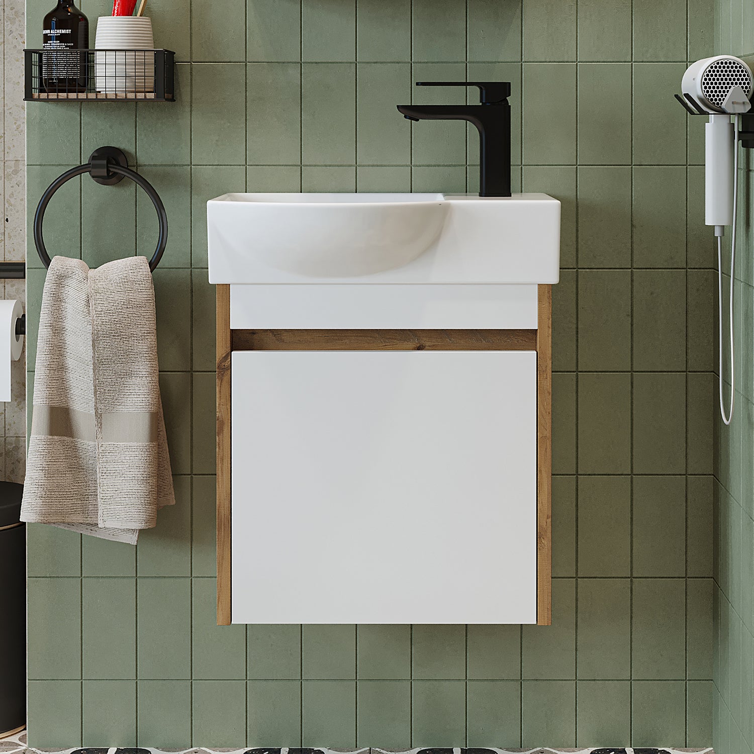 Lavabolu Banyo Dolabı - Leo - Roomartstore.com.trbanyo dolabı2352