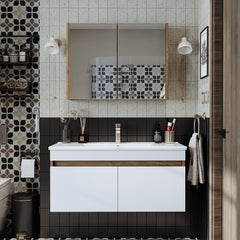 Lavabolu Banyo Dolabı 2li Set - Atria