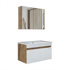 Lavabolu Banyo Dolabı 2li Set - Atria