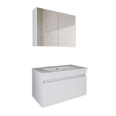 Lavabolu Banyo Dolabı 2li Set - Atria