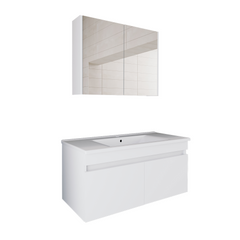 Lavabolu Banyo Dolabı 2li Set - Atria