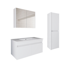 Lavabolu Banyo Dolabı 3lü Set - Atria