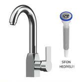 Kısa Kuğu Lavabo Bataryası - BT106