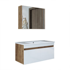 Lavabolu Banyo Dolabı 2li Set - Atria