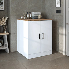 Şık ve işlevsel tasarımıyla bu çamaşır makinesi dolabı, çamaşır alanınıza estetik bir dokunuş katıyor.
Kapaklı bölmesiyle çamaşır makinenizi zarif bir şekilde gizler. Düzeni ve pratikliği bir araya getiren bu tasarım, hem küçük hem de büyük alanlara uyum sağlayarak yaşamınızı kolaylaştırıyor.
Estetik ve fonksiyonelliği buluşturan yapısıyla çamaşır yıkama sürecini daha keyifli hale getiriyor.