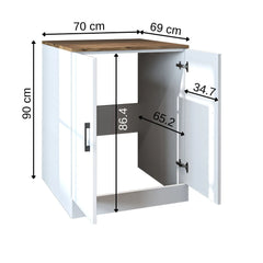 Şık ve işlevsel tasarımıyla bu çamaşır makinesi dolabı, çamaşır alanınıza estetik bir dokunuş katıyor.
Kapaklı bölmesiyle çamaşır makinenizi zarif bir şekilde gizler. Düzeni ve pratikliği bir araya getiren bu tasarım, hem küçük hem de büyük alanlara uyum sağlayarak yaşamınızı kolaylaştırıyor.
Estetik ve fonksiyonelliği buluşturan yapısıyla çamaşır yıkama sürecini daha keyifli hale getiriyor.