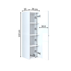 Modern banyolar için tasarlanan bu şık banyo dolabı, hem estetik hem de işlevsellik arayanlar için ideal bir çözüm sunar.
Minimalist tasarımı mekânın ferahlığını artırırken, kompakt yapısı küçük alanların en verimli şekilde kullanılmasını sağlar. 6 farklı renk seçeneği bulunur.
