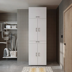 Kapaklı Çamaşır ve Kurutma Makinesi Dolabı - Dora