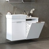 Sepetli Lavabolu Banyo Dolabı - Dubai