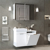 Sepetli Banyo Dolabı 2li Set - Dubai