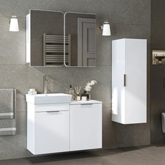 Sepetli Banyo Dolabı 3lü Set - Dubai