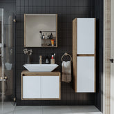 Lavabolu Banyo Dolabı 3lü Set - Atlantic