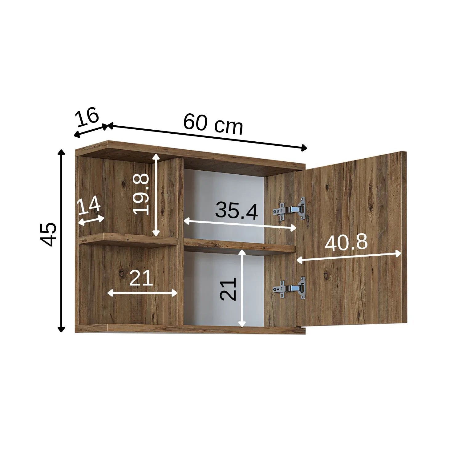 Aynalı Banyo Dolabı - Ada - Roomartbanyo dolabı2674
