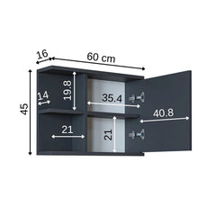 Aynalı Banyo Dolabı - Ada - Roomartbanyo dolabı2675