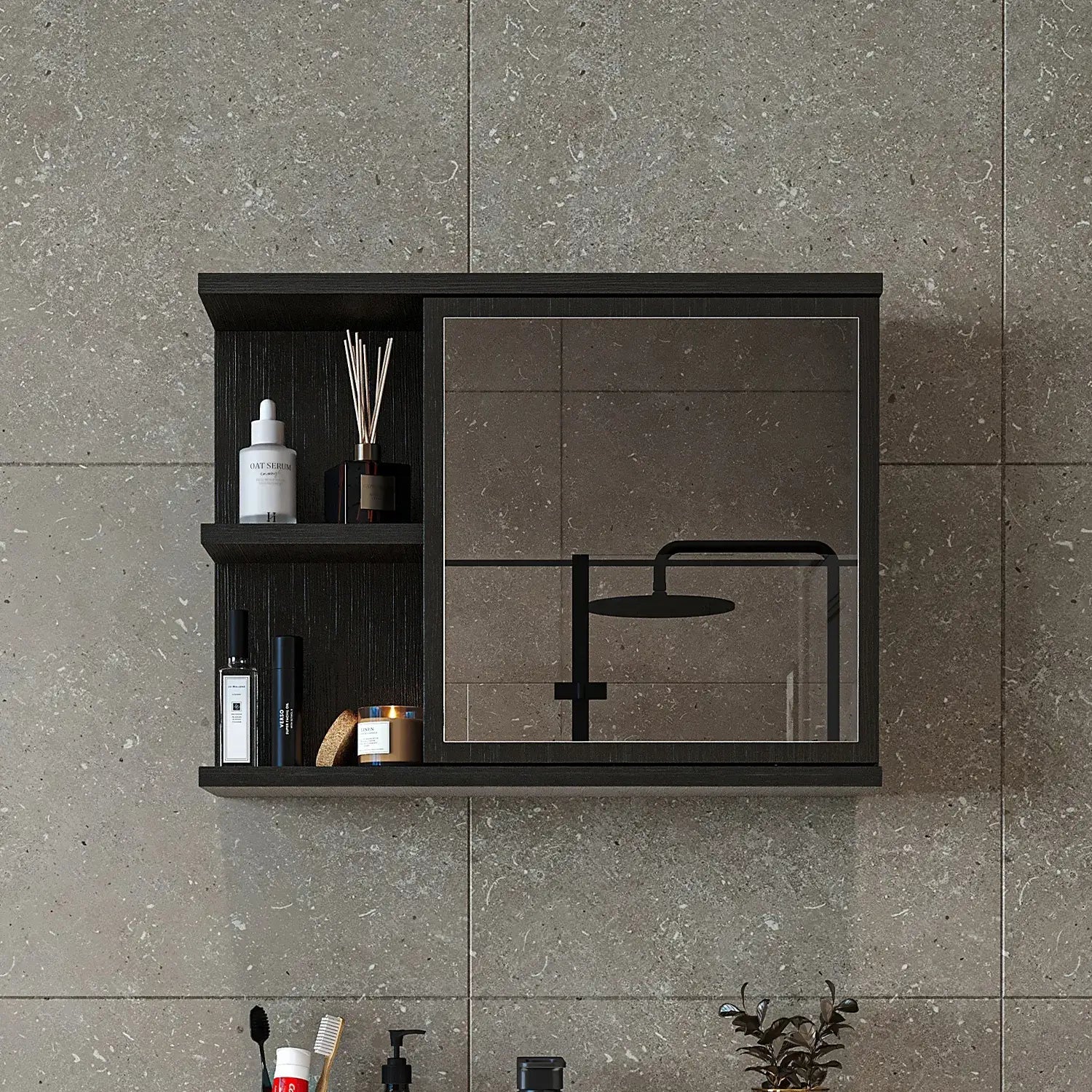 Aynalı Banyo Dolabı - Ada - Roomartbanyo dolabı2676