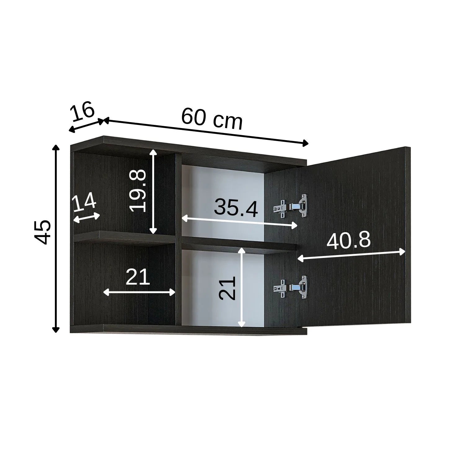 Aynalı Banyo Dolabı - Ada - Roomartbanyo dolabı2676