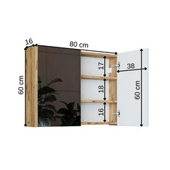 Aynalı Banyo Dolabı - Atlantic - Roomartstore.com.trbanyo dolabı1754