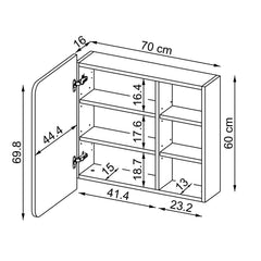 Aynalı Banyo Dolabı - Likya - Roomartbanyo dolabı2894