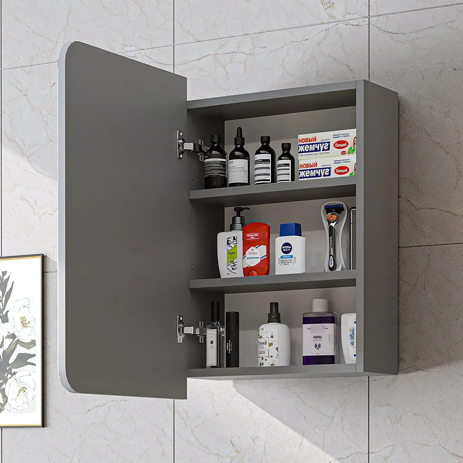 Aynalı Banyo Dolabı - Likya - Roomartbanyo dolabı2895