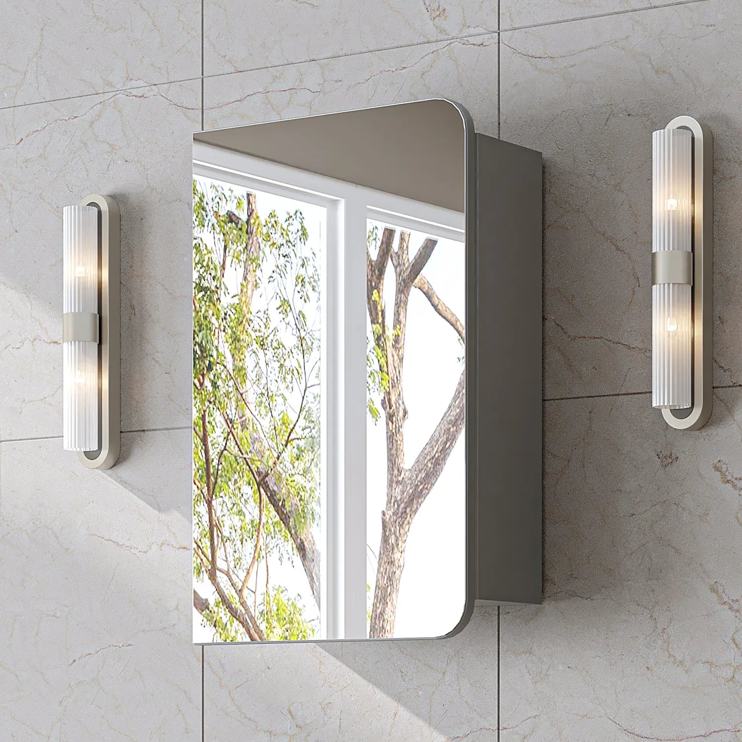 Aynalı Banyo Dolabı - Likya - Roomartbanyo dolabı2895