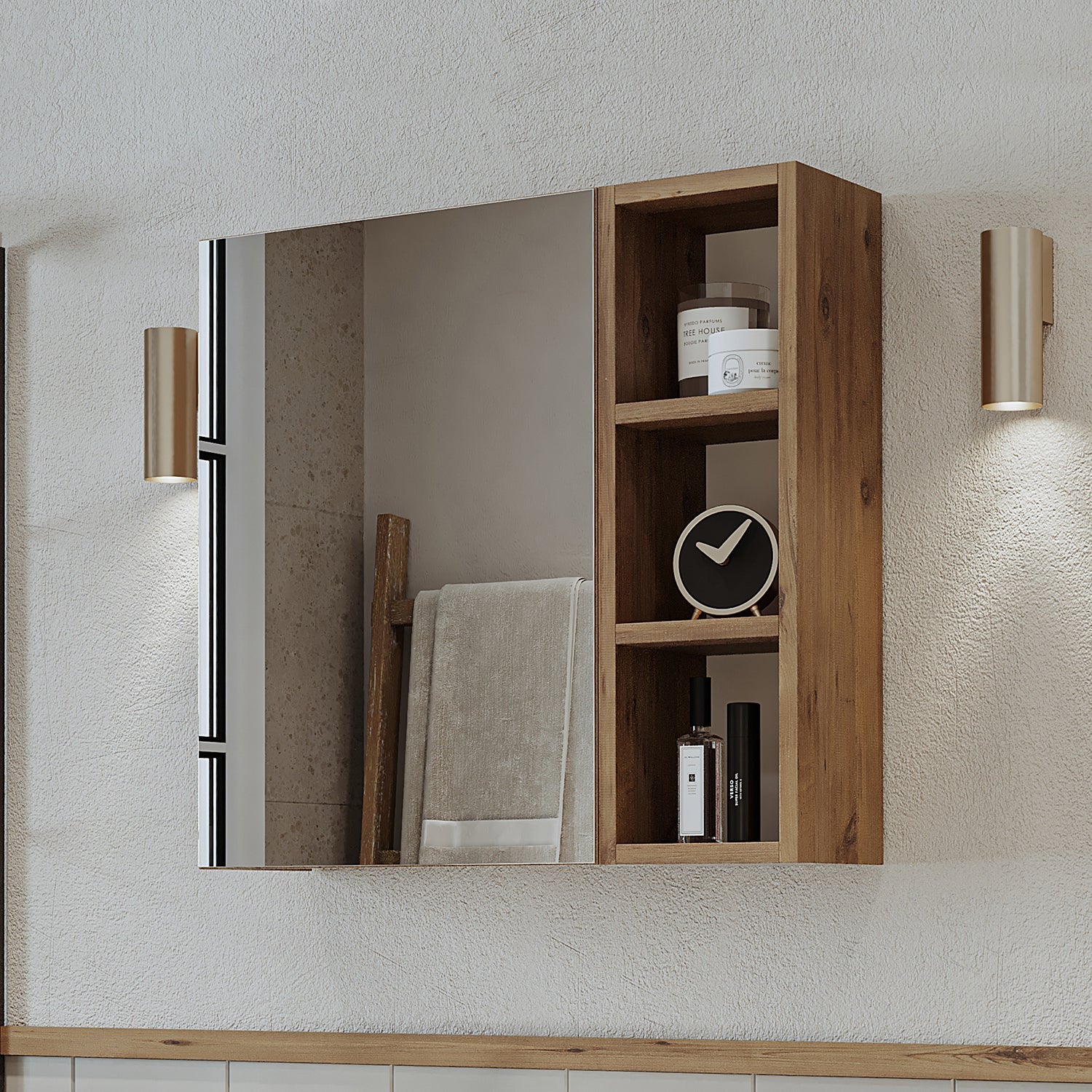 Aynalı Banyo Dolabı - Lotus - Roomartstore.com.trbanyo dolabı2461