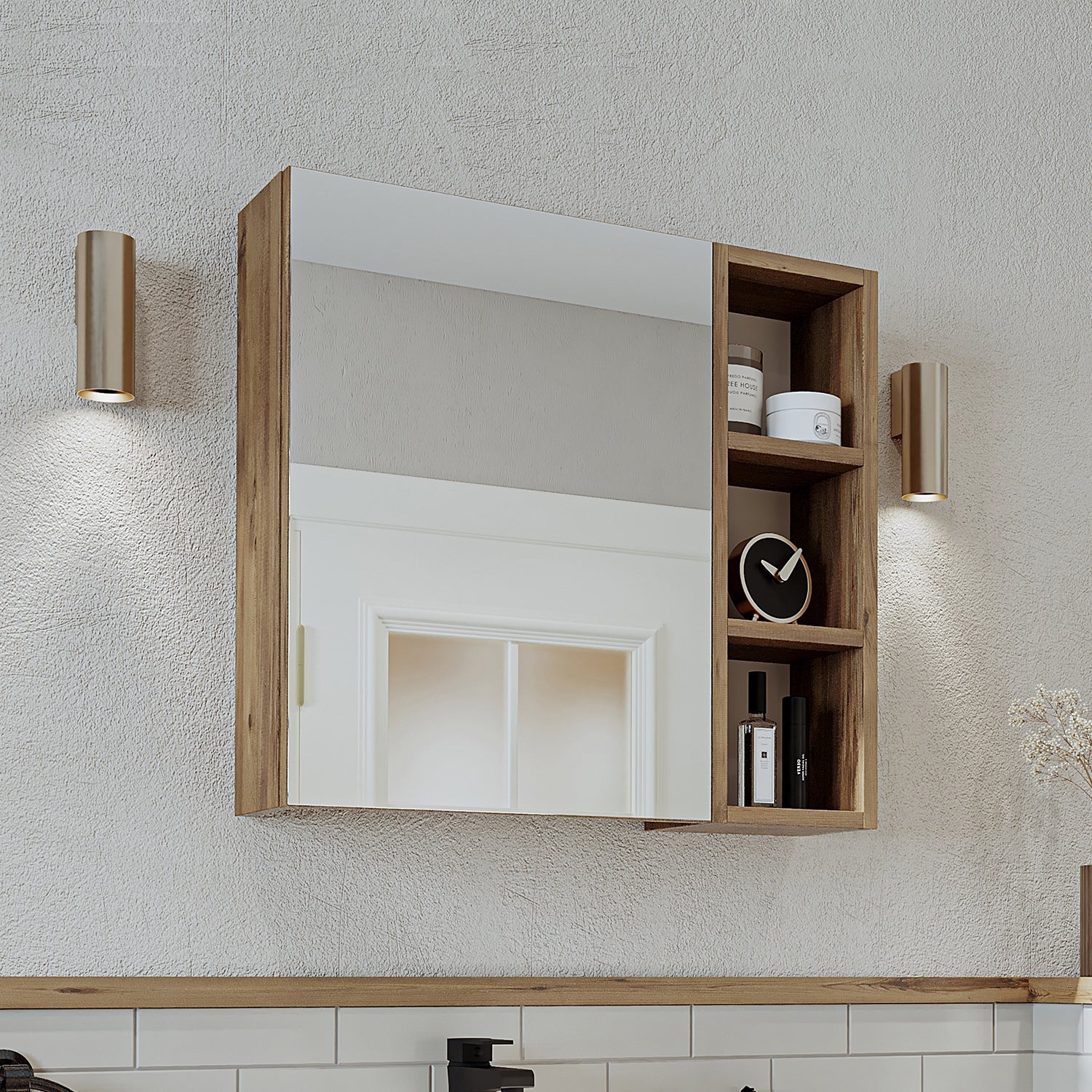 Aynalı Banyo Dolabı - Lotus - Roomartstore.com.trbanyo dolabı2461