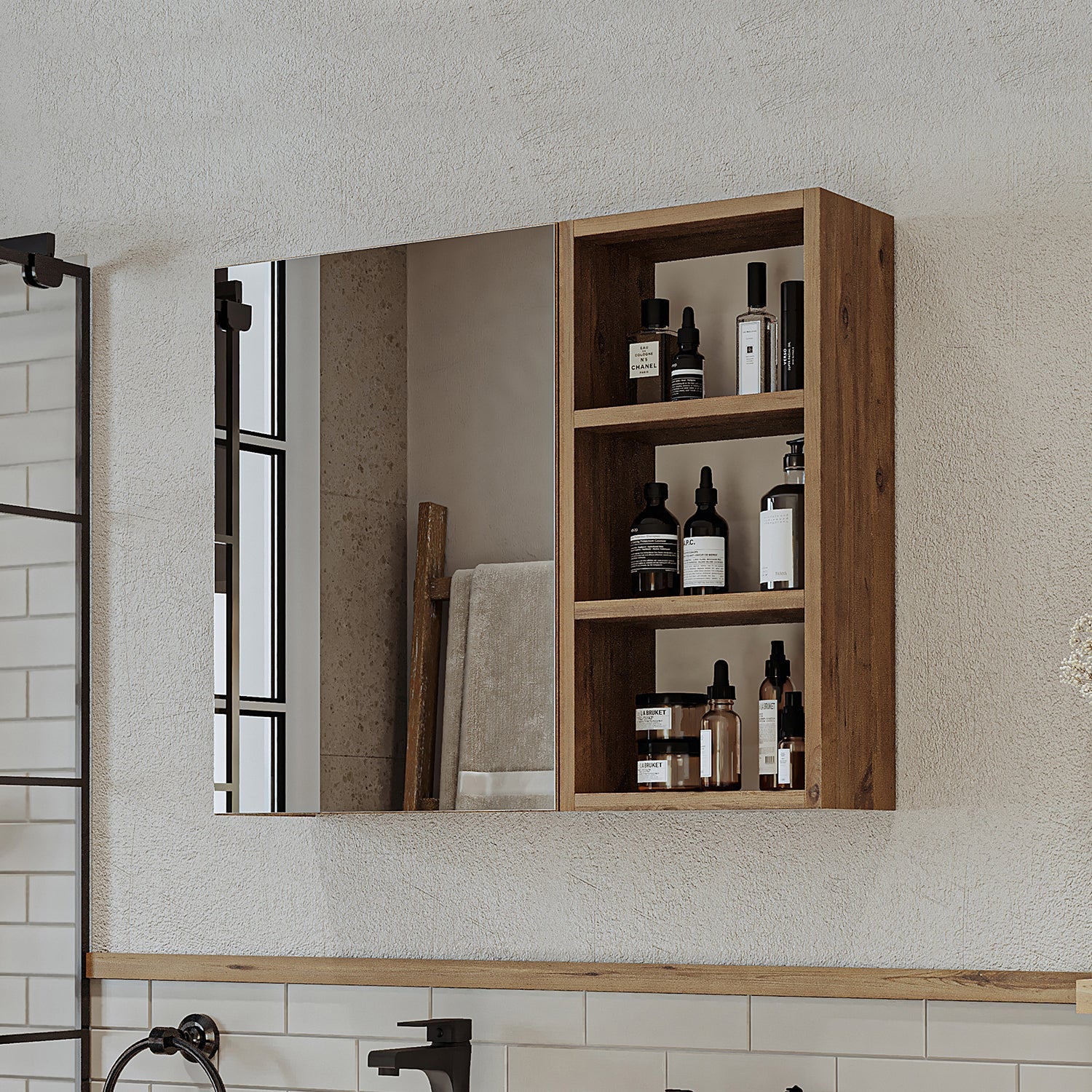 Aynalı Banyo Dolabı - Lotus - Roomartstore.com.trbanyo dolabı2462