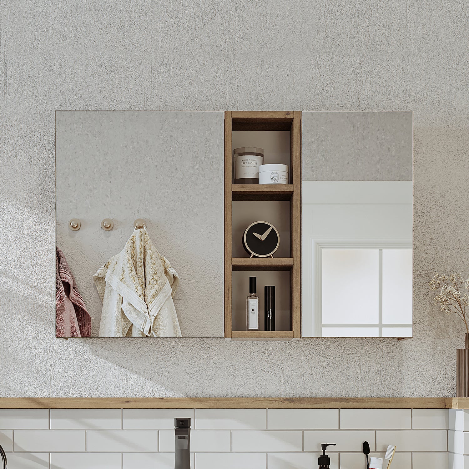 Aynalı Banyo Dolabı - Lotus - Roomartstore.com.trbanyo dolabı2463