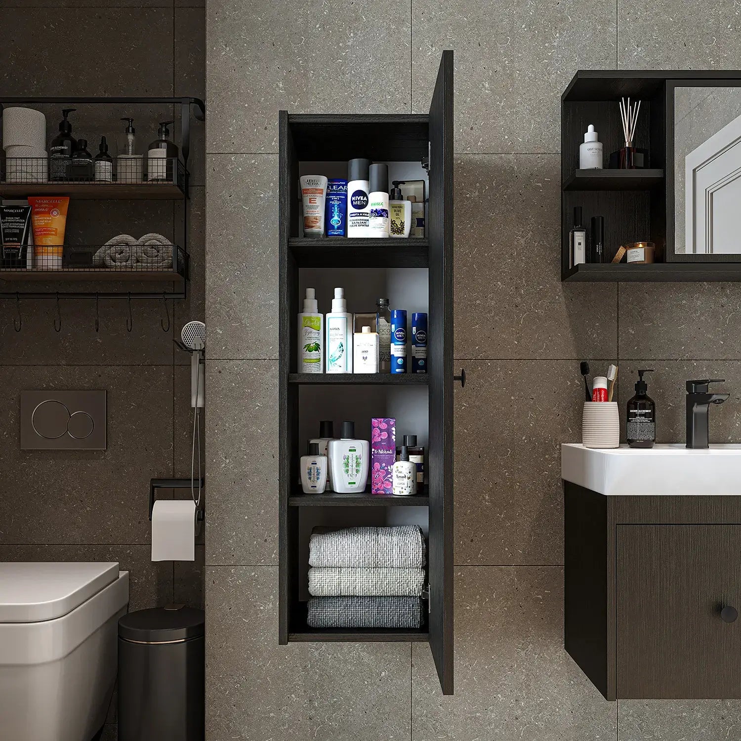 Banyo Havlu Dolabı - Ada - Roomartbanyo dolabı2860