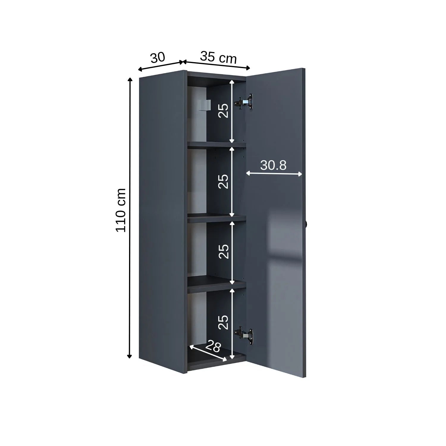 Banyo Havlu Dolabı - Ada - Roomartbanyo dolabı2861