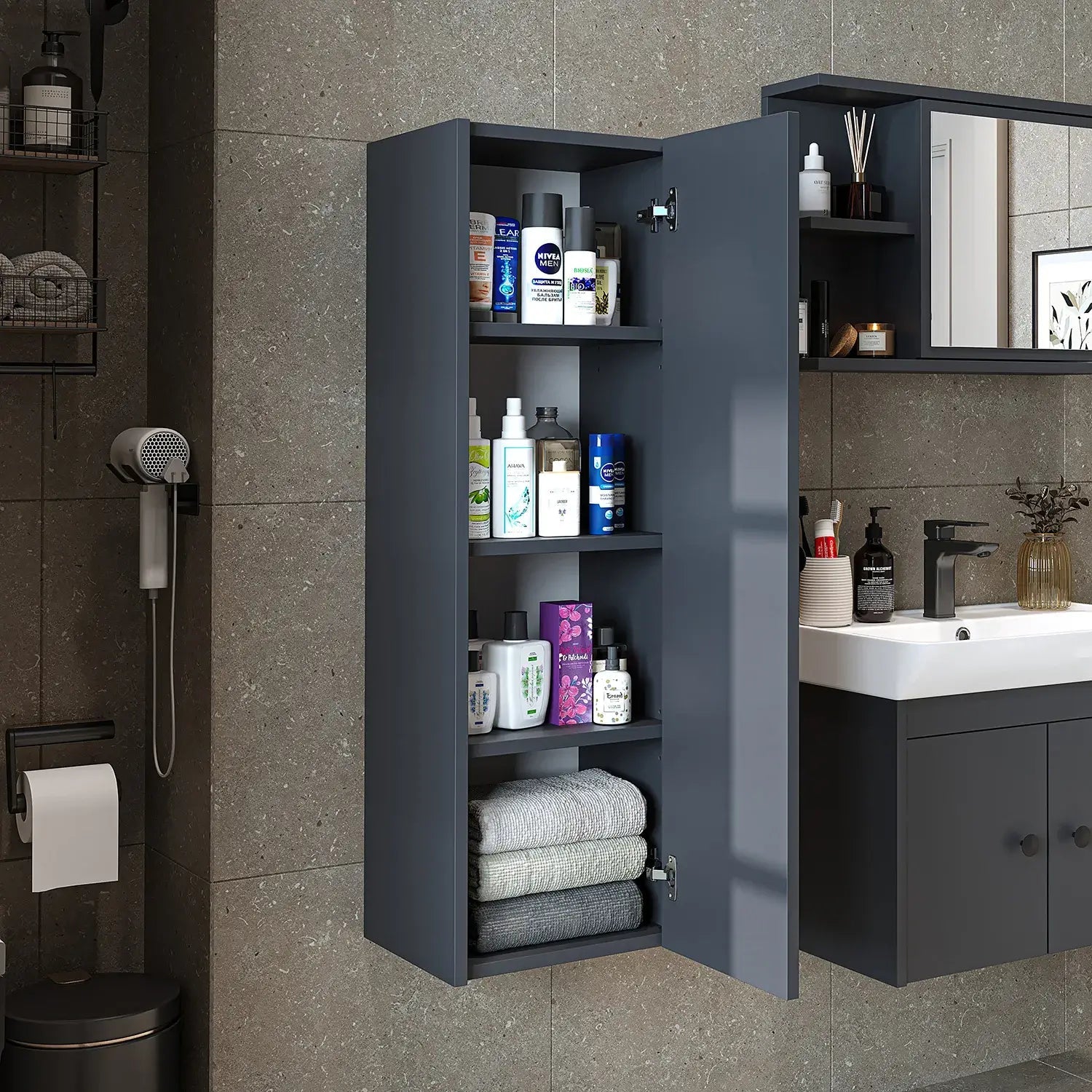 Banyo Havlu Dolabı - Ada - Roomartbanyo dolabı2861