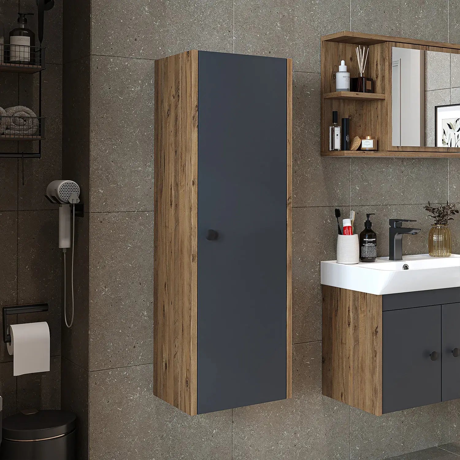 Banyo Havlu Dolabı - Ada - Roomartbanyo dolabı2863
