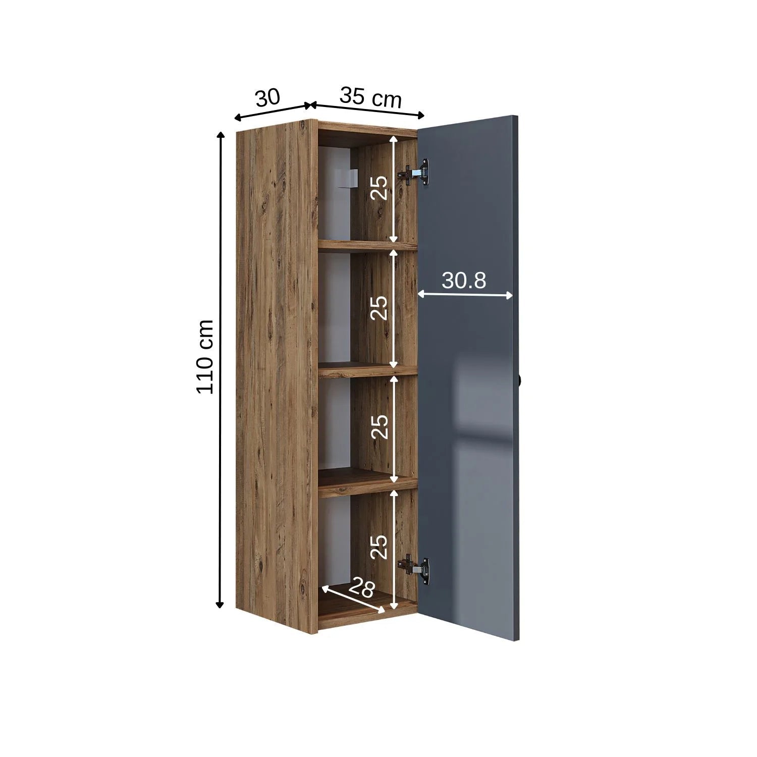 Banyo Havlu Dolabı - Ada - Roomartbanyo dolabı2863