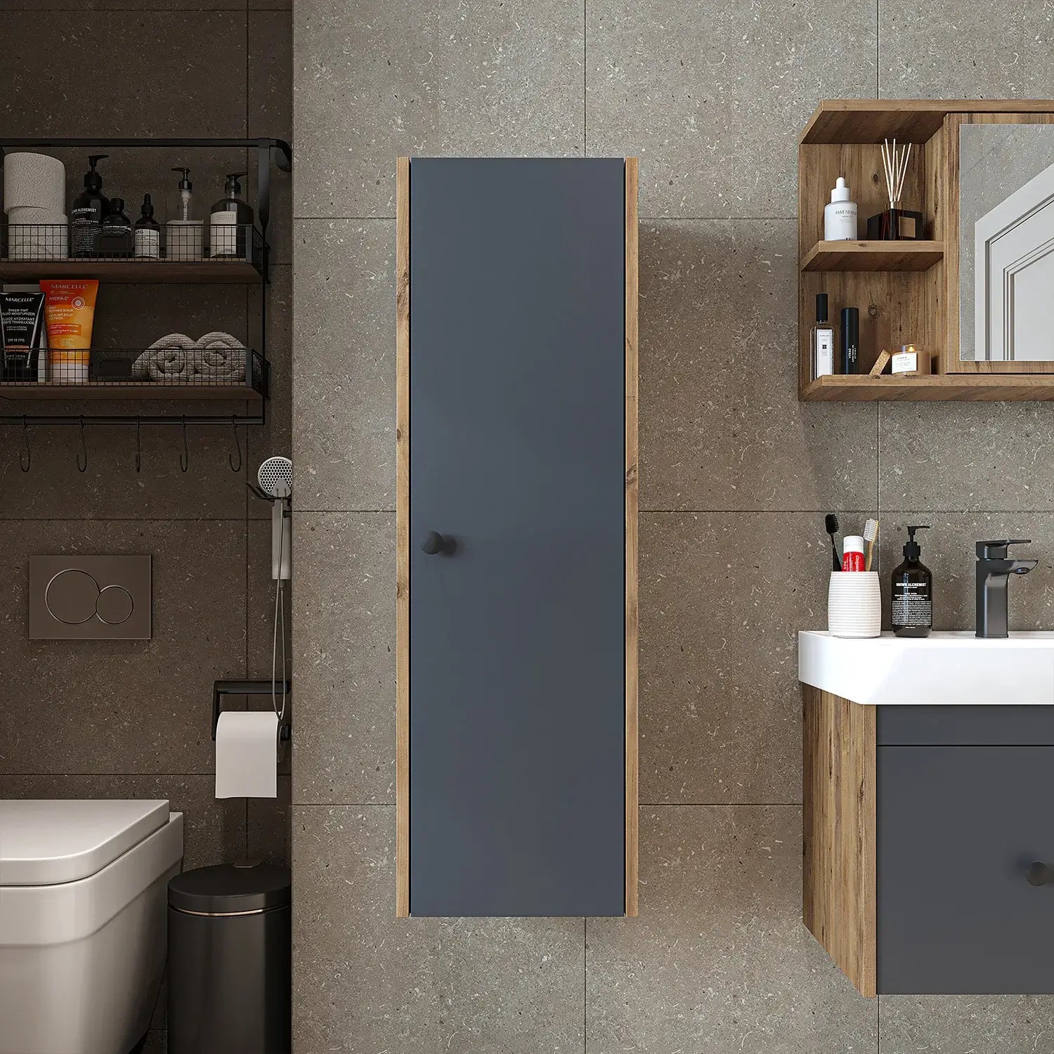 Banyo Havlu Dolabı - Ada - Roomartbanyo dolabı2863
