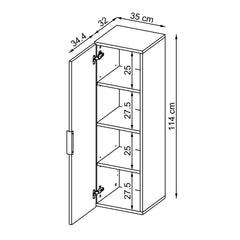 Banyo Havlu Dolabı - Likya - Roomartbanyo dolabı2901