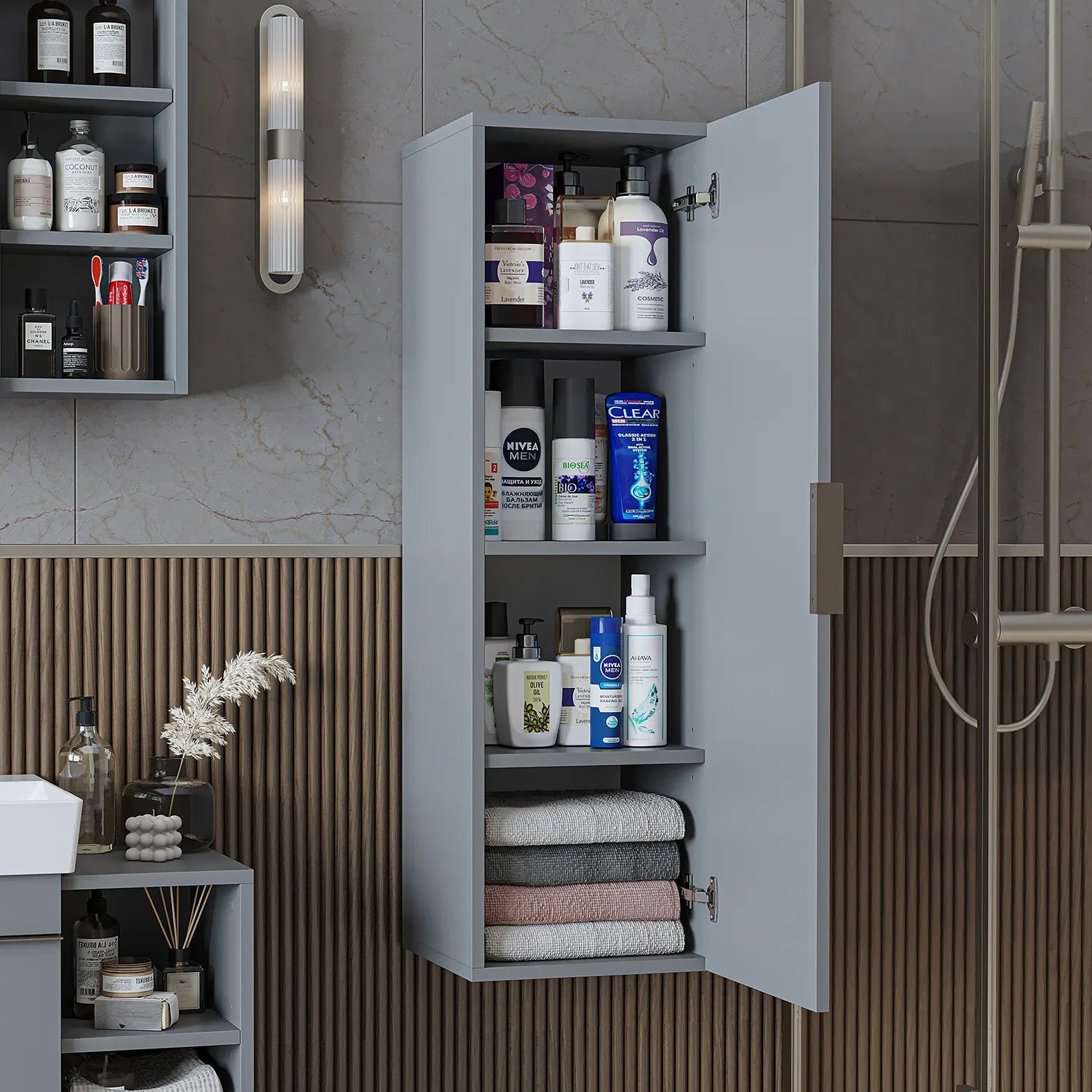 Banyo Havlu Dolabı - Likya - Roomartbanyo dolabı2902